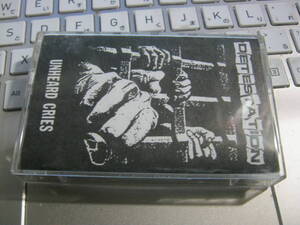 DETESTATIONtite стойка shon/ UNHEARD CRIES U.S.Demo Tape Cluster Bomb Unit Defiance Resist