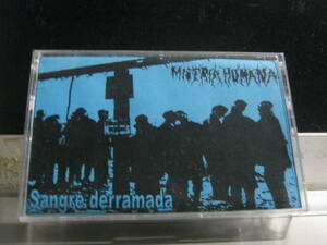 Miseria Humana / Sangre Derramada demo лента Mexico. твердый core punk 