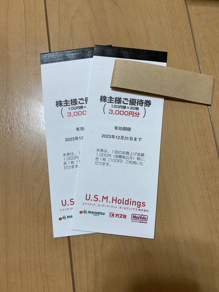 送料無料・匿名配送!ユナイテッドスーパーマーケット 株主優待 2冊
