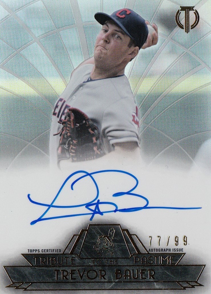 直書きサイン【TREVOR BAUER / トレバー・バウアー】2021 TOPPS TIER