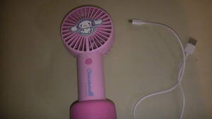 SANRIO Sanrio Cinnamoroll handy fan pink color Cinamonroll handy fan electric fan free shipping 