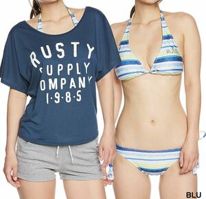  new goods special price *RUSTY Rusty swimsuit 4 point set lady's swimsuit 11 number 