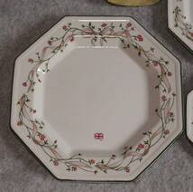 [i13]八角皿　プレート ジョンソン・ブラザーズ 大中小 3枚 JOHNSON BROTHERS ENGLAND ETERNAL BEAU SERVING SET F330-S1 花柄　草花文_画像3