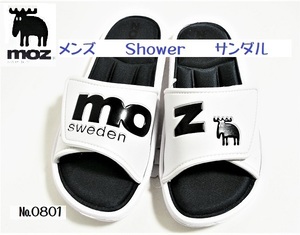 《新品》■メンズ【MOZ ★秋毎】■シャワーサンダル■0801/WT■M（約25.0㎝）■AKIMAI