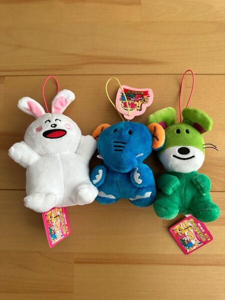 【たべっ子どうぶつ】ややちびでか お座りマスコット 3体セット