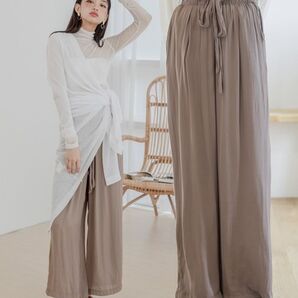 ユヌマンション ワイドパンツ