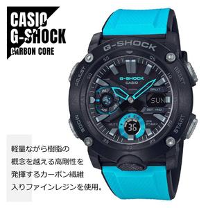 CASIO カシオ G-SHOCK Gショック カーボンコアガード構造 GA-2000-1A2 ブラック×ブルー 腕時計 メンズ★新品