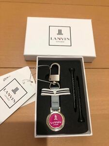 ★LANVIN SPORT ランバン　ゴルフ ティー＆マーカーセット　ピンク系　未使用品★送料無料