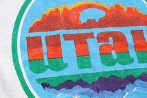 ★80s USA製 Hanes uTaH デリケートアーチ アート コットンTシャツ 白 XL★ビンテージ ユタ 国立公園 オーバーサイズ ビッグサイズ_画像5