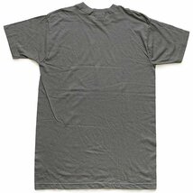 デッドストック★00s USA製 米軍 CAC 無地 コットンTシャツ セージグリーン M★C オールド ミリタリー インナー アンダー_画像3