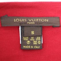 1円〜 ルイヴィトン Louis Vuitton 3-YF148 コットン 長袖 Tシャツ メンズ レッド S_画像7