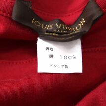 1円〜 ルイヴィトン Louis Vuitton 3-YF148 コットン 長袖 Tシャツ メンズ レッド S_画像8