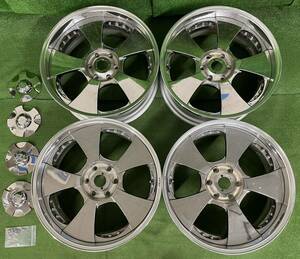 ★BEHAVIOR ES01 ビヘイヴァー SUPER STAR スーパースター 22インチ 22×9.5J +14 139.7 6H ハブ:約108mm 4本Set 中古アルミ ★送料無料