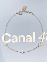 新品 正規品 canal4℃ カナルヨンドシー ◎プレゼント◎ブレスレット ダイヤモンド シルバー オルゴールケース 紙袋 リボン ギフト_画像8