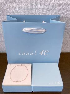新品 正規品 canal4℃ カナルヨンドシー プレゼント ブレスレット ダイヤモンド シルバー 箱 紙袋 リボンラッピング ギフト