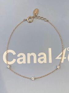 新品 正規品 canal4℃ カナルヨンドシー プレゼントブレスレット ダイヤモンド シルバー 箱 紙袋 リボンラッピング ギフト