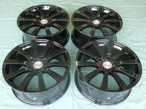 新品 ユーロプレミアム Shine spoke8 ブラック(5H/130)&ニットー NT420S 285/35-22 ポルシェ・カイエン 4本セット