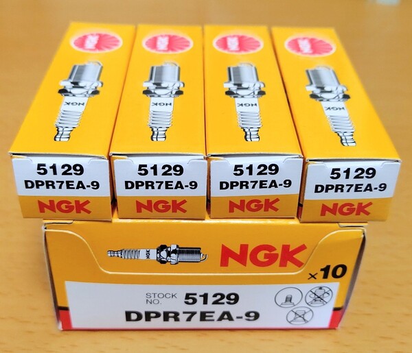 送料無料 NGK スパークプラグ 4本セット DPR7EA-9 dpr7ea-9