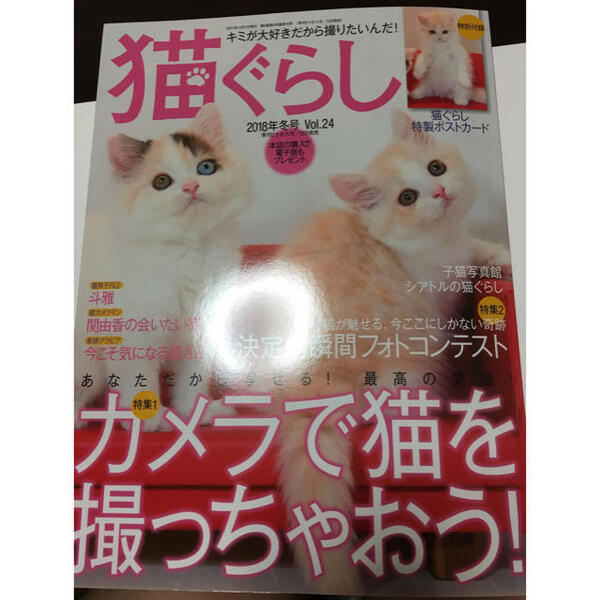 猫ぐらし 2018年冬号 Vol.24