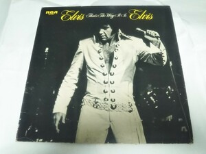 【LPレコード】帯なし　 ELVIS PRESLEY