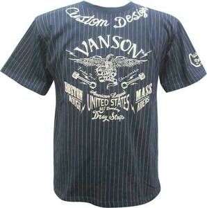 Tシャツ バンソン ストライプ VANSON 半袖 NVST-2310 WABASH M寸