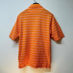 NIKE ナイキ ゴルフ半袖ポロシャツ S 送料210円〜 メンズ 男性用 オレンジ ロゴ トップス Tシャツの画像2
