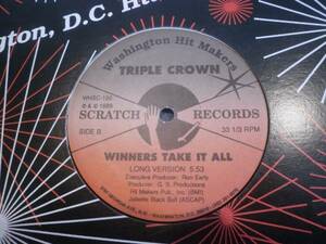 TRIPLE CROWN / WINNERS TAKE IT ALL /STEVIE WONDER SUPERSTITION ネタ/小林径/フリーソウル/レアグルーヴ/ゴーゴー/WASHINGTON GO-GO