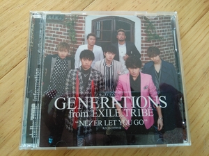 GENERATIONS from EXILETRIBE「NEVER LET YOU GO」CD+DVDセット 2枚組 ジェネレーションズ LDH used美品