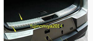 新品 レクサスUX UX200 UX250h 専用ラゲッジステッププロテクター リヤバンパーガード　シルバー　2ｐセット