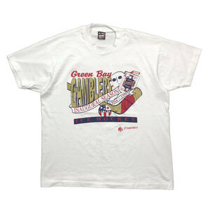 90S USA製 グリーンベイ ギャンブラーズ USHL 1994年 アイスホッケー オールド Tシャツ メンズXL シングルステッチ BA2094