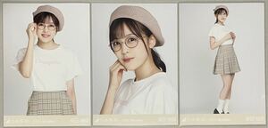 乃木坂46 柴田柚菜 WEB SHOP限定 プレッピー 生写真 3種コンプ 数量3 検)月別 ヨリ チュウ ヒキ 4期生 2020 November 眼鏡