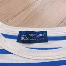 ■フランス製 SAINT JAMES■PIRIAC ピリアック クルーネック ラグラン袖 Tシャツ■レディースXXS セントジェームス ボーダー5部袖 半袖_画像5