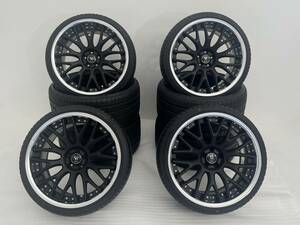 19インチホイール VERZ-WHEELS KCV01 9.5J+30 PCD114.3 5穴 マットブラック 4本 アルファード ヴェルファイア クール KUHL W382