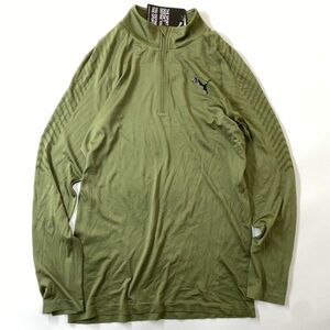 PUMA Puma Zip long shirt olive M 521558-32 23-0531-3-19