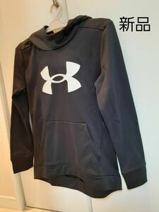 【新品未使用】アンダーアーマー　フーディー UNDER ARMOUR ビッグロゴ アンダーアーマーパーカー　YLG【最終値下げ】