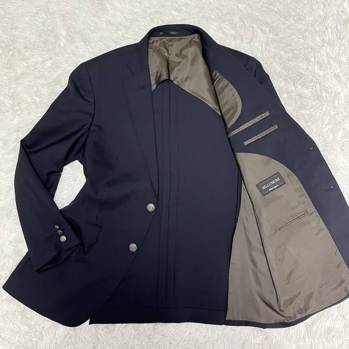 ランバン【お洒落な一着】LANVIN テーラードジャケット ブレザー 紺