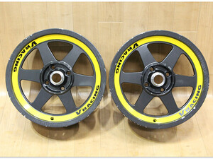 B114 絶版 希少 激レア BS V’Racing 15X7J+35 PCD100 2本 MADE IN JAPAN JDM USDM CR-X シビック インテグラ 手渡し可能です 山梨県