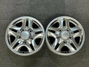 ランドクルーザー GF-UZJ100W 純正 ホイール 16x8J+60 150-5H 16インチ 2本セット (100系/ランクル/HDJ101K