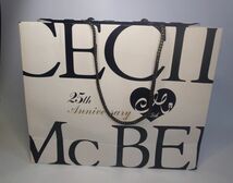 中古 25th 25周年 記念 セシルマクビー CECIL McBEE ショッパー ショップ袋 紙袋 ギャル バッグ_画像2