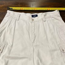 メンズ パンツ GAP ギャップ カーゴ ミリタリー ショート ハーフ ショーツ ベージュ 夏 FE718 / W30 全国一律送料520円_画像8