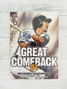 ☆ BBM2020 北海道日本ハムファイターズ レギュラーカード F80 GREAT COMEBACK 小笠原道大 ☆