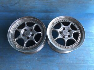 ENkEI RACING サイズ　16x7JJ OFF32 H5 PCD114.3 ハブ径約72mm 2本セット　傷汚れあり　画像でご判断