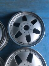 Speed star vienna サイズ15x5.5 OFF38 H4 PCD100/110 ハブ径約68mm 4本セット　傷汚れ歪みあり　画像でご確認_画像3