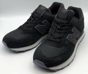 未使用◇newbalance　ニューバランス　スニーカー　メンズ　ML574JHK　27.5㎝　ブラック　パープル