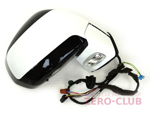 [ Citroen C4 Picasso B585F02P right H for | original door mirror ASSY right side Blanc Banquise ][2350-89977]