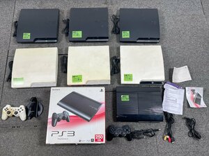 SONY PS3 CECH-2500A CECH-2000A CECH-3000A CECH-4200B コントローラー CECH-ZDC1J CECH-4200B プレステ3 7台セット 【現状品】