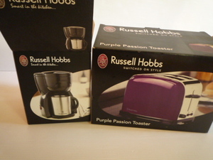 新品　Russell Hobbs 2個セット　コーヒーメーカー＋トースター　　