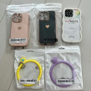 iPhone14pro iPhoneケースセット　ハンドストラップ　shein シーイン