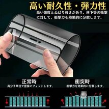 iPhone 14Plus 13ProMax セラミック 360度 アンチグレア 覗き見防止 フィルム 割れない 非光沢 サラサラ 指紋防止_画像3