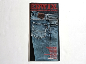 非売品♪新品♪【EDWIN】エドウィン 　ジーンズ 春夏カタログ 1996年版 「Lee・carhartt・アルファ」